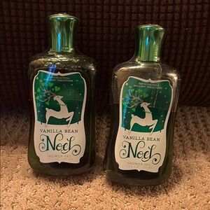 Bath & Body Works Vanilla Bean Noel Shower Gel set of 2